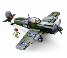 Sluban WWII M38-B0712 Ľahká stíhačka / LEGO - kompatibilná / Počet figúrok|dielikov: 1|290 / od 6 rokov