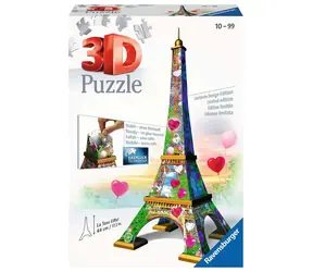 Ravensburger 3D Puzzle Eiffelova veža Love edícia / 216 dielikov / od 10 rokov