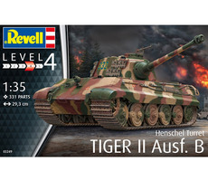 Revell Tiger II Ausf. B / Plastikový model / 1:35 / Počet dielikov 331 / Obtiažnosť 4 / od 12 rokov