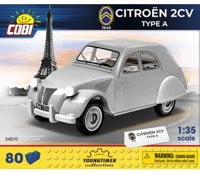 Cobi 24510 Citroen 2CV typ A (1949) / 80 dielov / 1:35 / od 5 rokov
