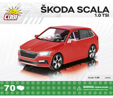 Cobi 24582 Škoda SCALA 1.0 TSI / 70 dielov / 1:35 / od 5 rokov
