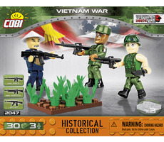 Cobi 2047 Figúrky vojakov Vietnamská vojna / 30 dielov / 3 figúrky / od 5 rokov