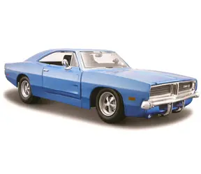 Maisto Dodge Charger R| T 1969 modrá / mierka 1:25 / od 3 rokov