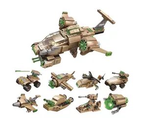 Qman Raider Aircraft 1804 sada 8v1 / Stavebnica / 360 dielikov / od 6 rokov