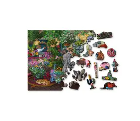 Wooden City 3D Puzzle Kvetinárstvo 2v1 / 400 dielov / od 8 rokov