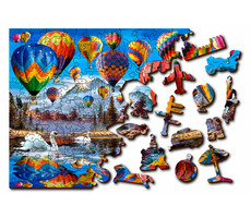 Wooden City 3D Puzzle Pokojné cestovanie L / 300 dielov / od 8 rokov