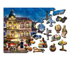 Wooden City 3D Puzzle Raňajky v Paríži L / 300 dielov / od 8 rokov