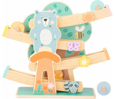 Small Foot Drevená dráha v pastelových farbách / od 18 mesiacov
