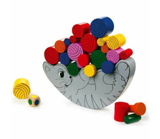 Small Foot Drevená motorická hra Balansujúca mačka / od 3 rokov