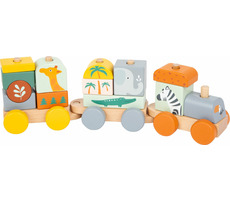 Small Foot Drevený vláčik Safari / od 12 mesiacov