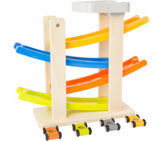 Small Foot Klip klap dráha s 4 autíčkami / od 18 mesiacov