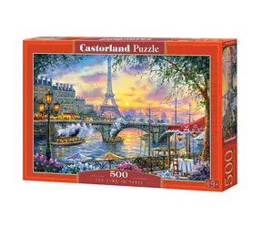 Castorland 53018 Čas na čaj v Paríži / 500 dielikov / od 9 rokov