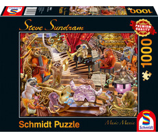 Schmidt Puzzle Hudobná mánia / 1000 dielikov / od 12 rokov