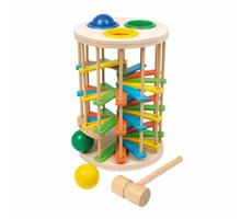 Small Foot Zatĺkačka veža s guličkami veľká / od 3 rokov
