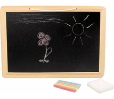 Small Foot Tabuľa s kriedou a hubkou / od 4 rokov