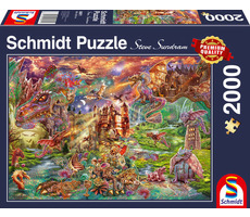Schmidt Puzzle Dračí poklad / 2000 dielikov / od 12 rokov