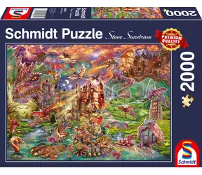 Schmidt Puzzle Dračí poklad / 2000 dielikov / od 12 rokov