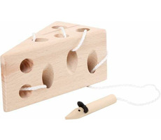 Small Foot Syr prírodný s myšou / od 3 rokov