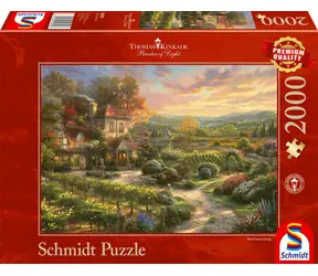 SCHMIDT Puzzle Dom pri viniciach / 2000 dielikov / od 12 rokov