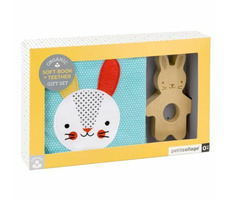 Petit Collage Látková kniha s králikom / od 0 mesiacov