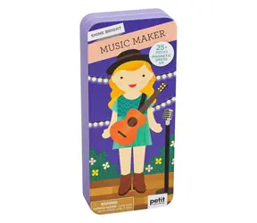 Petit Collage Magnetické puzzle Muzikantka / od 3 rokov