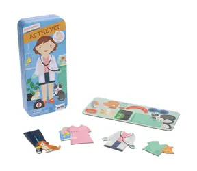 Petit Collage Magnetické puzzle Veterinárka / od 3 rokov