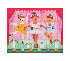 Petit Collage Obojstranné puzzle 2v1 baletky / 49 dielikov / od 4 rokov