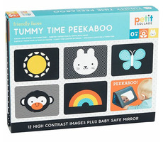 Petit Collage Zmyslová hra Peekaboo / od 0 mesiacov