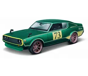 Maisto Nissan Sky line 2000GT-R zelená / mierka 1:24 / od 3 rokov