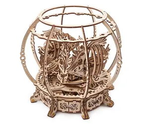 Ugears 3D drevené mechanické puzzle Mechanické akvárium / od 14 rokov / 325 dielikov / Obtiažnosť: stredná