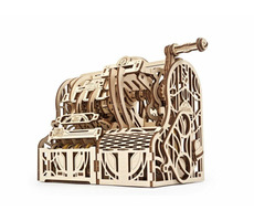 Ugears 3D drevené mechanické puzzle Pokladňa / od 14 rokov / 405 dielikov / Obtiažnosť: stredná