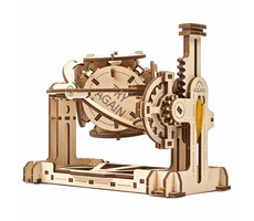 Ugears 3D drevené mechanické puzzle STEM náhodný generátor / od 8 rokov / 160 dielikov / Obtiažnosť: nízka