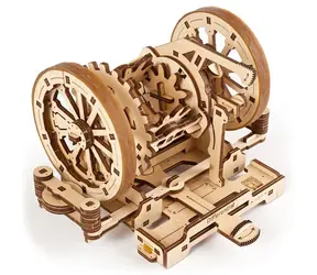 Ugears 3D drevené mechanické puzzle STEM výukový diferenciál