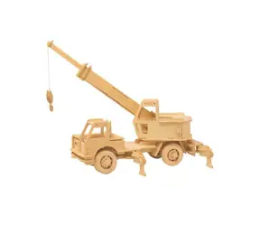 Woodcraft Drevené 3D puzzle žeriav / od 6 rokov