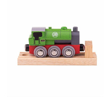 Bigjigs Rail Drevená lokomotíva GWR zelená / od 3 rokov