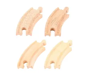 Bigjigs Rail Krátka kruhová koľaj 10 cm 4 ks / od 3 rokov