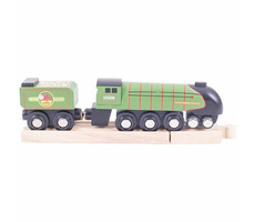 Bigjigs Rail Drevená replika lokomotíva Eisenhower / od 3 rokov