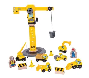 Bigjigs Rail Žeriav a stavebné stroje / od 3 rokov