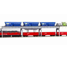 Piko 61122 Most s vykládkou výsypných vagónov / 53.5x7x10 cm / od 14 rokov