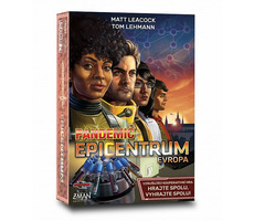 Pandemic: Epicentrum - Európa / Dĺžka hry: 30 minút / Počet hráčov: 2 - 4 / od 8 rokov