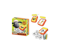 Shaun the Sheep - Rolovacie omaľovánky s pastelkami Ovečka Shaun / od 3 rokov