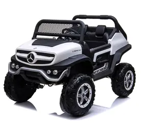 Eljet Detské elektrické auto Mercedes Benz Unimog Truck biela / 50 W / Rýchlosť: 3-5 km-h / Nosnosť: 30kg