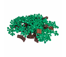 LW Toys Kreatívny set stromy / Lego- kompatibilný / 50 dielikov 