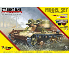 Mirage Hobby 835094 7TP poľský ľahký tank (dvojvežový) / Plastikový model / 1:35