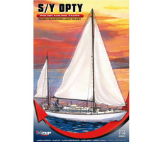 Mirage Hobby 508002 S/Y OPTY - poľská jachta s kýlom / Plastikový model / 1:50