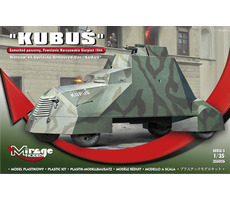 Mirage Hobby 355026 Warsaw &#39;44 Uprising Armoured Car &quot;KUBUŠ&quot; / Plastikový model / 1:35