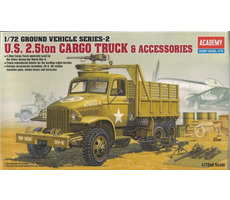 ACADEMY 13402 US Cargo Truck &amp; Accessory / Plastikový model / 1:72