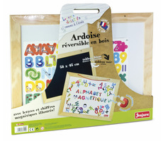 Jeujura Drevená multifunkčná nástenná tabuľa 58x45 cm / od 3 rokov