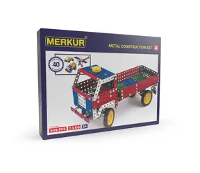 Merkúr 4 stavebnice / 609 dielov / 40 modelov / od 5 rokov