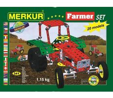 Merkúr Farmer Set / 341 dielov / 20 modelov / od 6 rokov